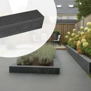 Favoriet Stapelblokken 15x15x60cm Strak Antraciet Zwart Paved - Populair