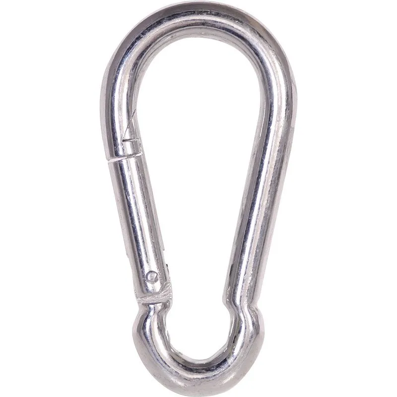 Weekendaanbieding Karabijnhaak Verzinkt - in 4 maten - 0,6 cm