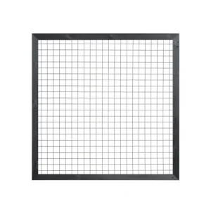 Draadscherm 180x180cm met Zwart Grenen Kader - 180 cm Bestseller