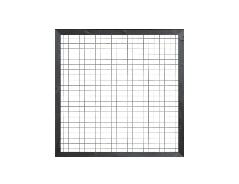 Draadscherm 180x180cm met Zwart Grenen Kader - 180 cm Bestseller