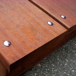 Snelle Levering Vlonderbout Bolkop RVS voor Vlonders 5x50mm - 100 Stuks