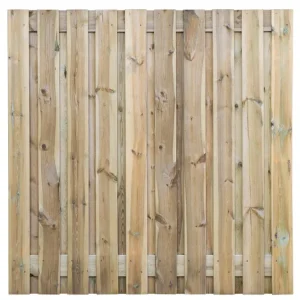 Tuinscherm Grenen 180 x 180 cm - 21 planks geschaafd Meest Verkocht