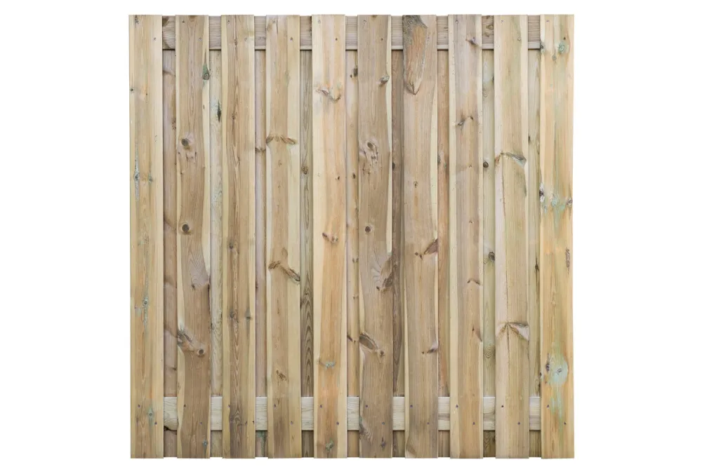 Tuinscherm Grenen 180 x 180 cm - 21 planks geschaafd Meest Verkocht