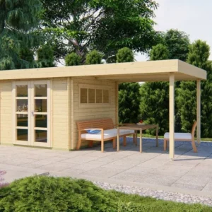 Blokhut Dellinger 580x298x225cm Betaalbaar