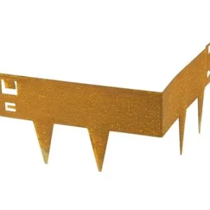 Cortenstaal Borderrand Buitenhoek voor Borderrand 16 cm Hoog - Flexibel - Per Stuk Koop Online