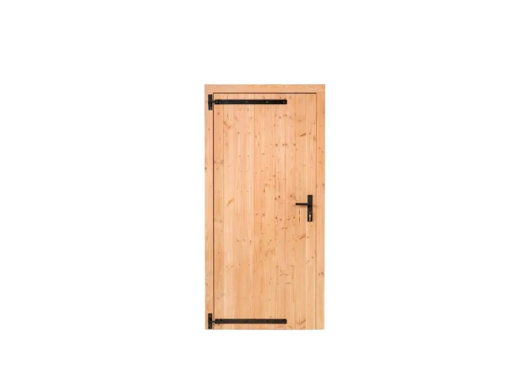 Douglas enkele klampdeur 100x205 cm linksdraaiend - zwart beslag Laatste Kans
