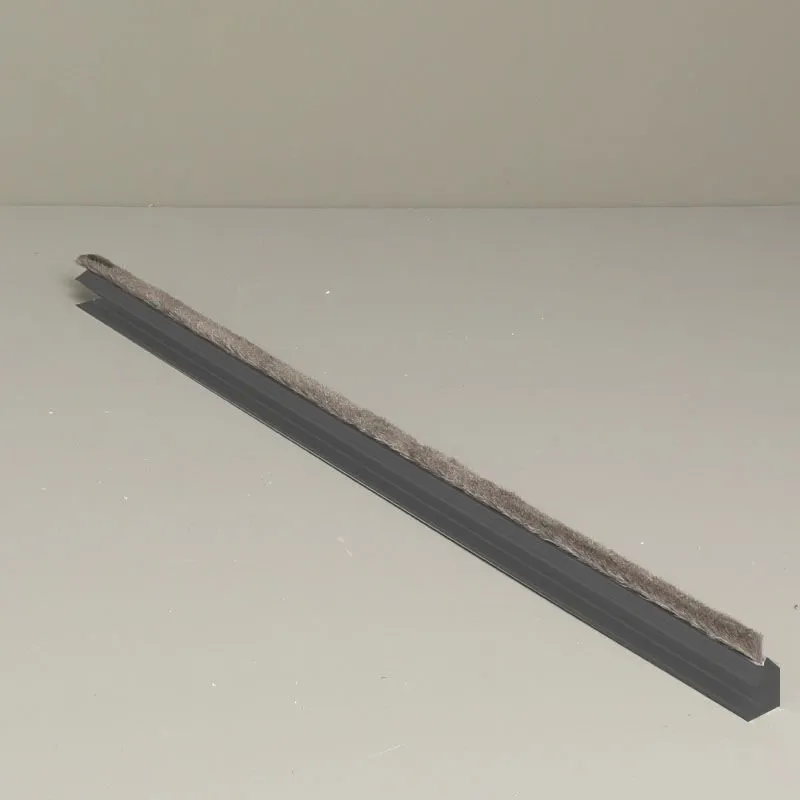Tochtborstel Enkel L265 cm voor Glazenschuifwandsets - Antraciet Nieuw