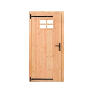 Douglas Klampdeur enkel met klein raam 100x205cm - Linksdraaiend Gratis Retour