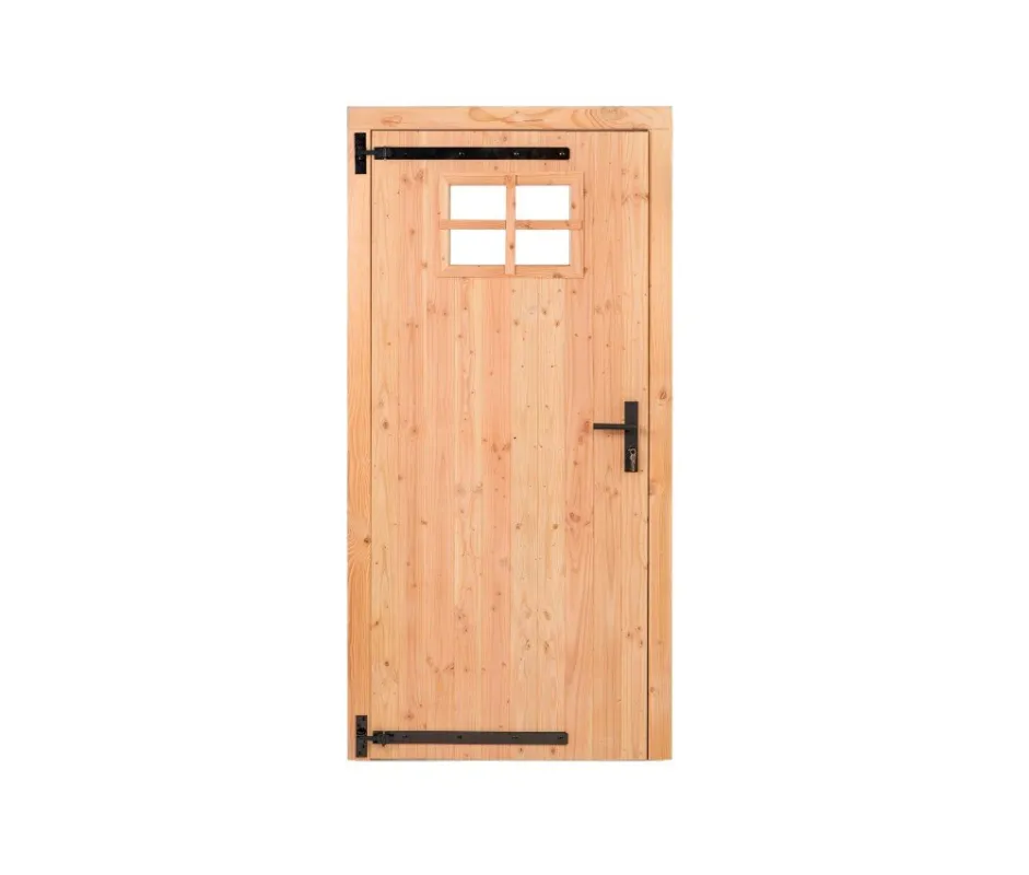 Douglas Klampdeur enkel met klein raam 100x205cm - Linksdraaiend Gratis Retour