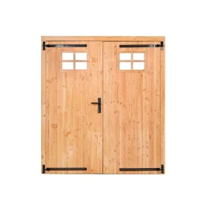 Douglas Klampdeur dubbel met klein raam 185x205cm Lage Kosten