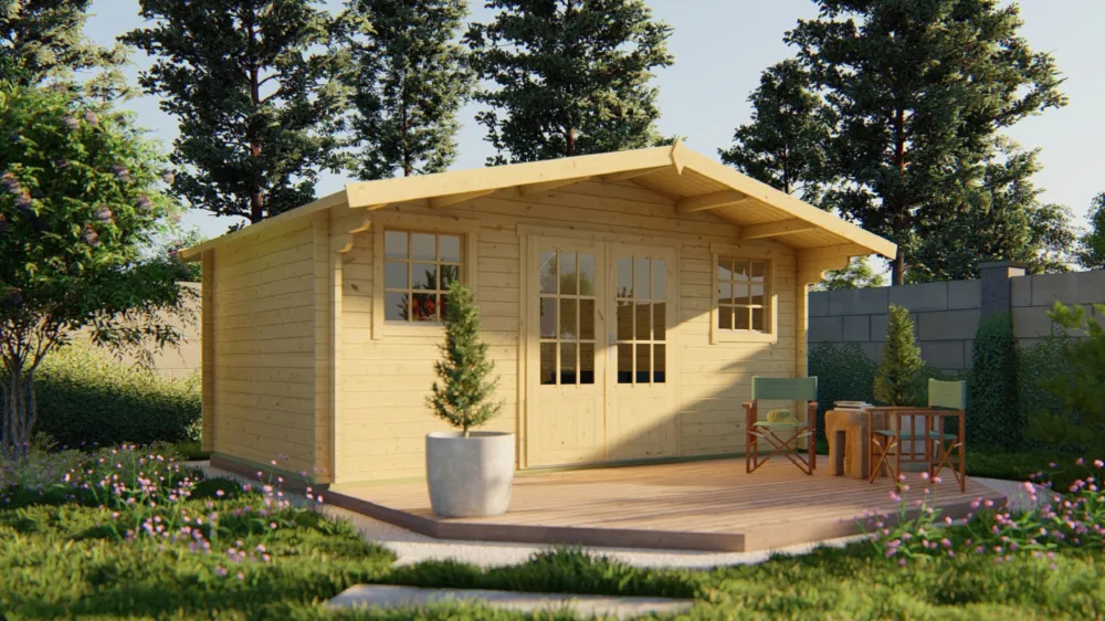 Blokhut Karen 500x390x243cm Hoge Kwaliteit