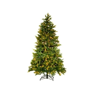 Express Levering Kunstkerstboom Amsterdam met LED verlichting Hoogte 270 cm, 2800 takken, 350 lampjes