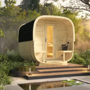 Bestseller Sauna Cube Rovaniemi Onbehandeld 219x286cm - Wanddikte 38 mm