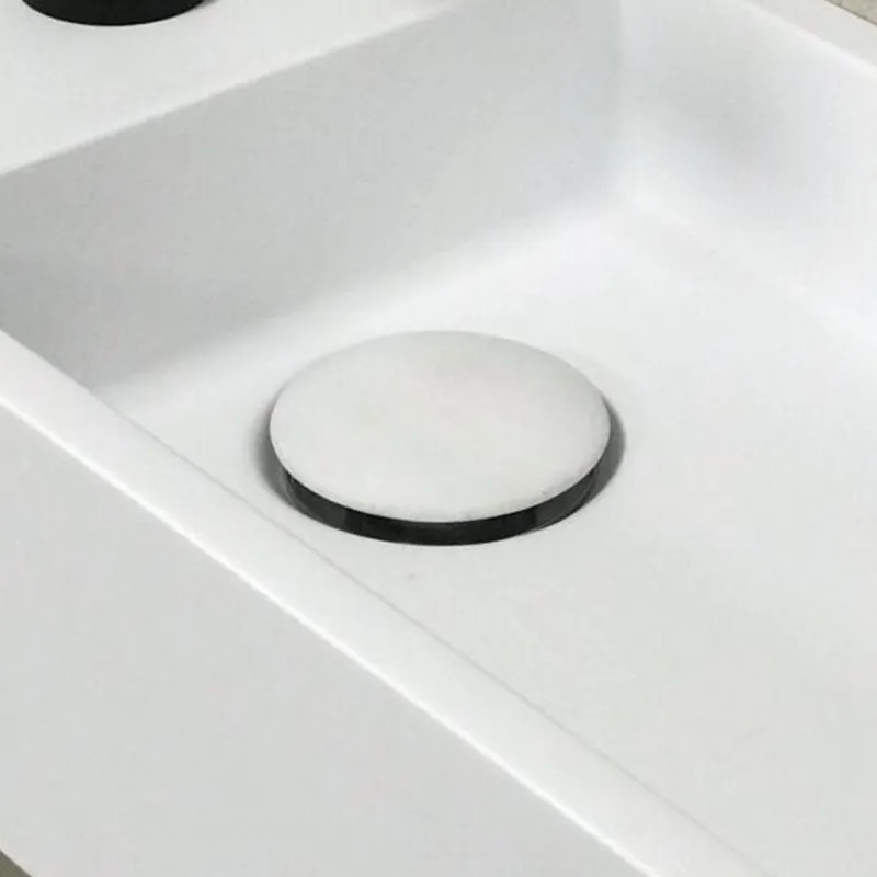 Clickwaste AquaSplash Solid Surface Mat Wit Voordeelprijs