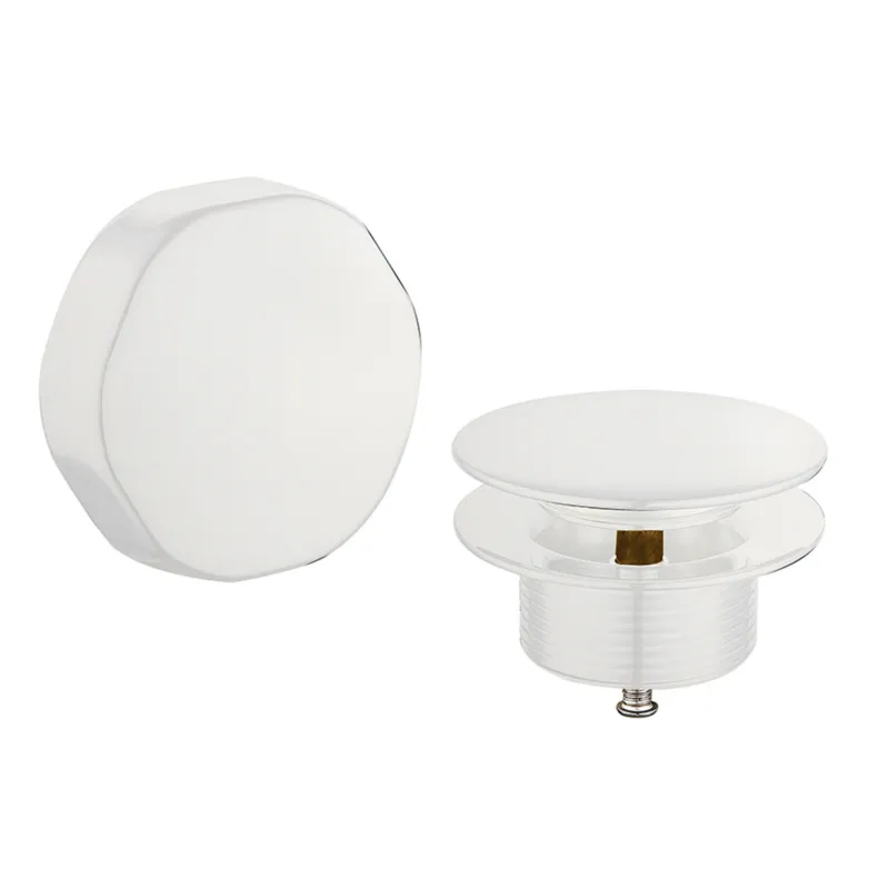 Alleen Vandaag Knop/plug Badoverloop Luxe Wiesbaden Glans Wit