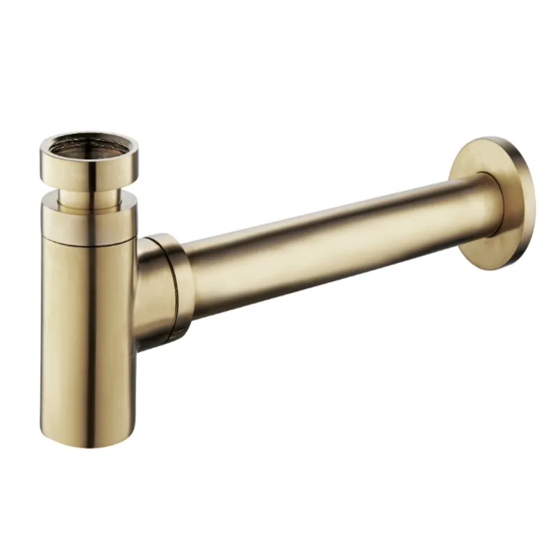 Nu Kopen Sifon Wiesbaden 5/4 laag Geborsteld Messing Goud
