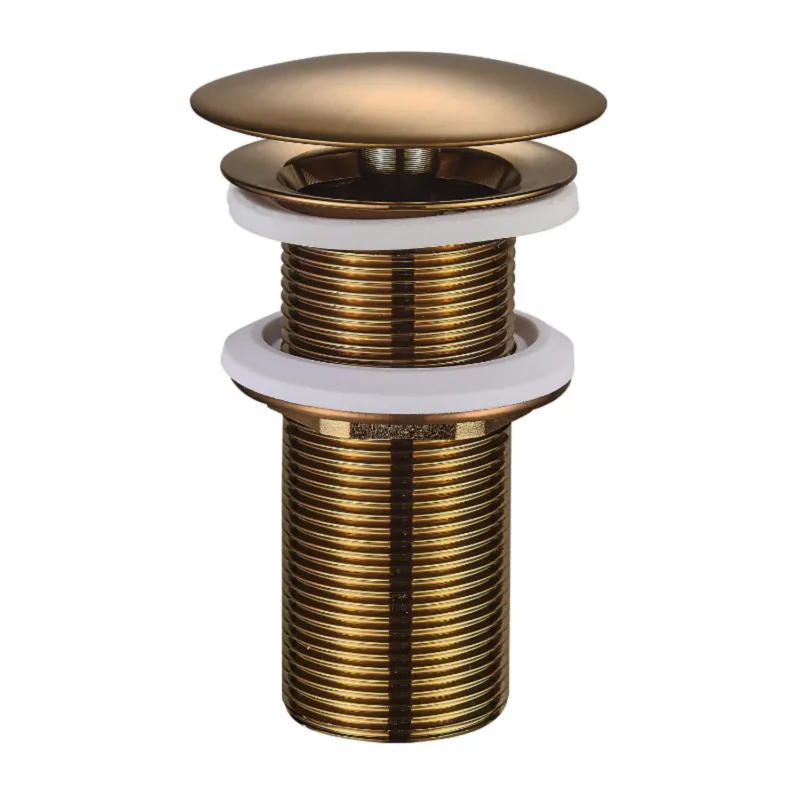 Premium Vaste Waste Wiesbaden Caral Verlengd 5/4" Geborsteld Brons Koper