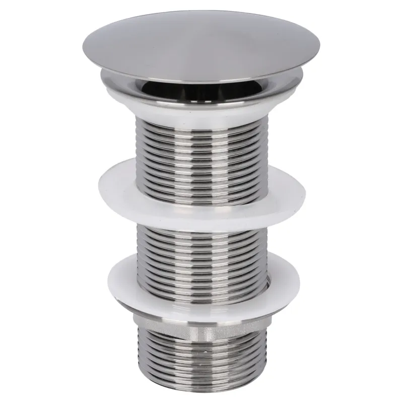 Wastafel Afvoerplug Differnz Always Open 10 cm Mat Chroom Flitsaanbieding