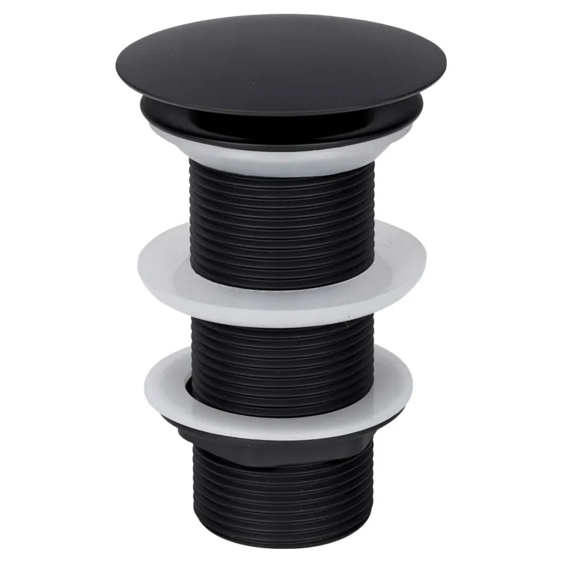 Speciale Aanbieding Wastafel Afvoerplug Differnz Always Open 10 cm Mat Zwart