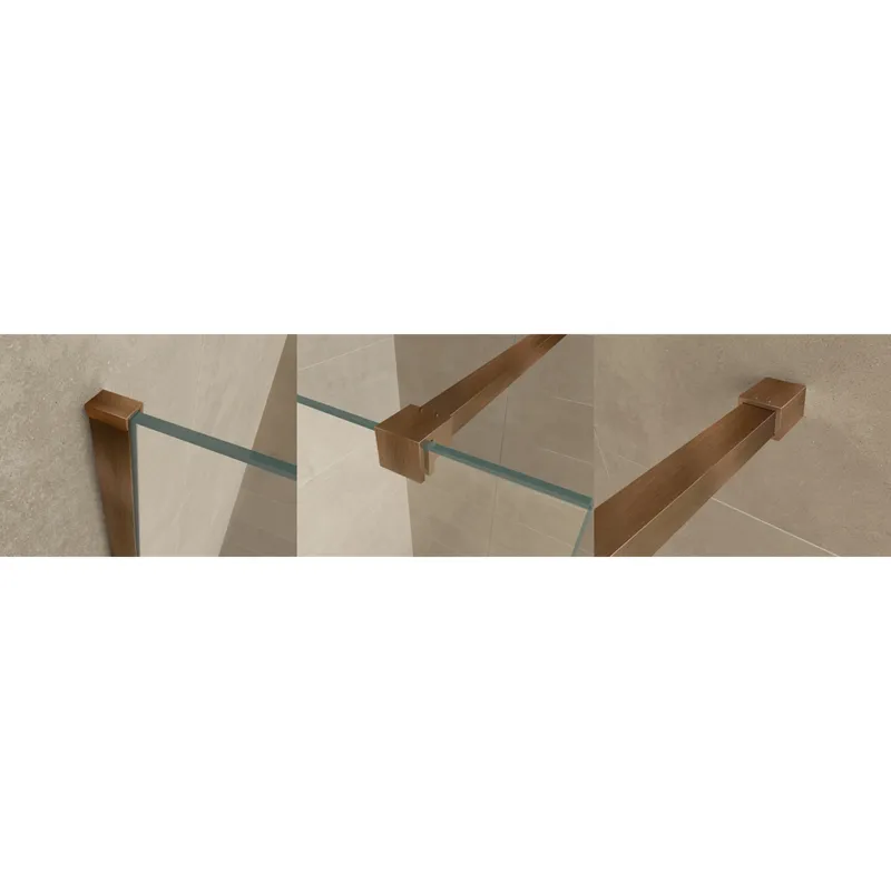Profielset Met Stabilisatiestang BWS Smile 120cm Geborsteld Brons Koper Tijdelijk Beschikbaar