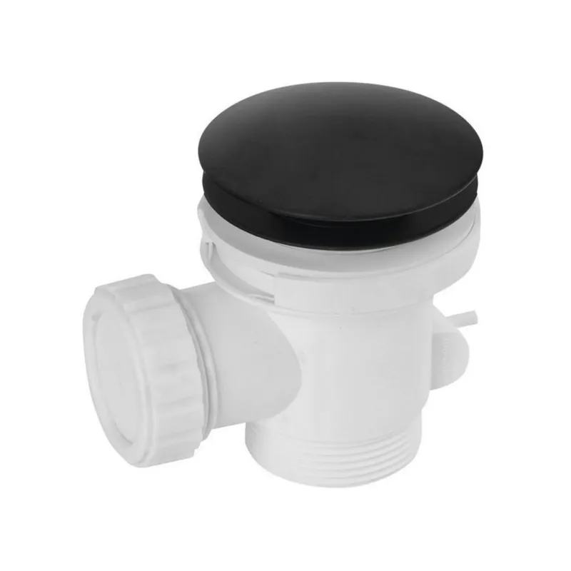 Clickwaste Polysan 6/4 tbv Ligbaden 52mm Mat Zwart Betrouwbaar