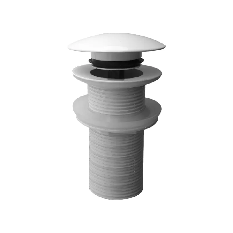 Actieprijs Clickwaste Afvoerplug Wiesbaden Caral Verlengd 5/4" Glans Wit