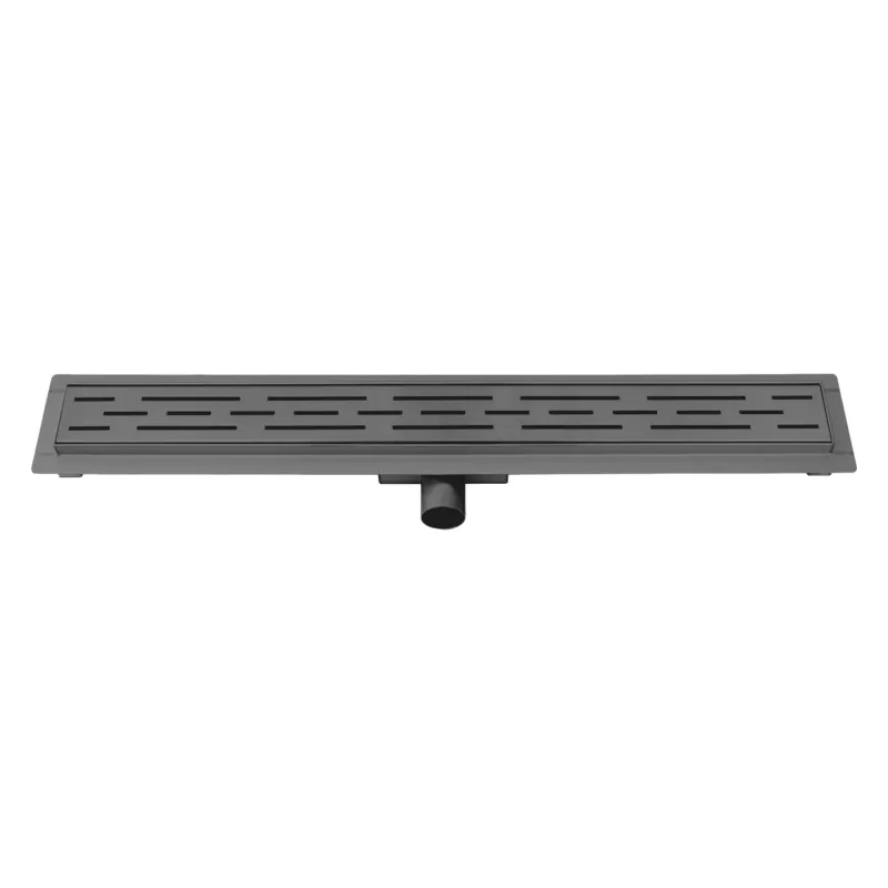 Superprijs Douchegoot Best Design Moya Met Flens 90x7x6.7cm Gunmetal