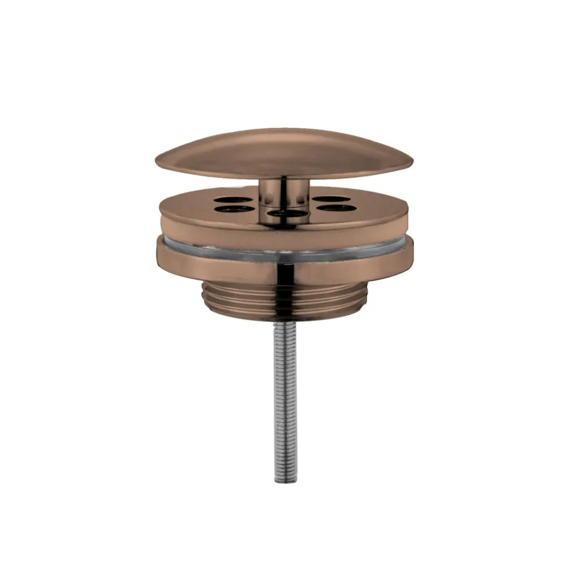 Veilige Betaling Lage Fontein AfvoerPlug Best Design Dijon 5/4 Mat PVD Brons