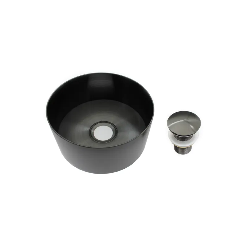 BWS Industrial Mini 21 cm incl Waste Gunmetal PVD Betaalbaar