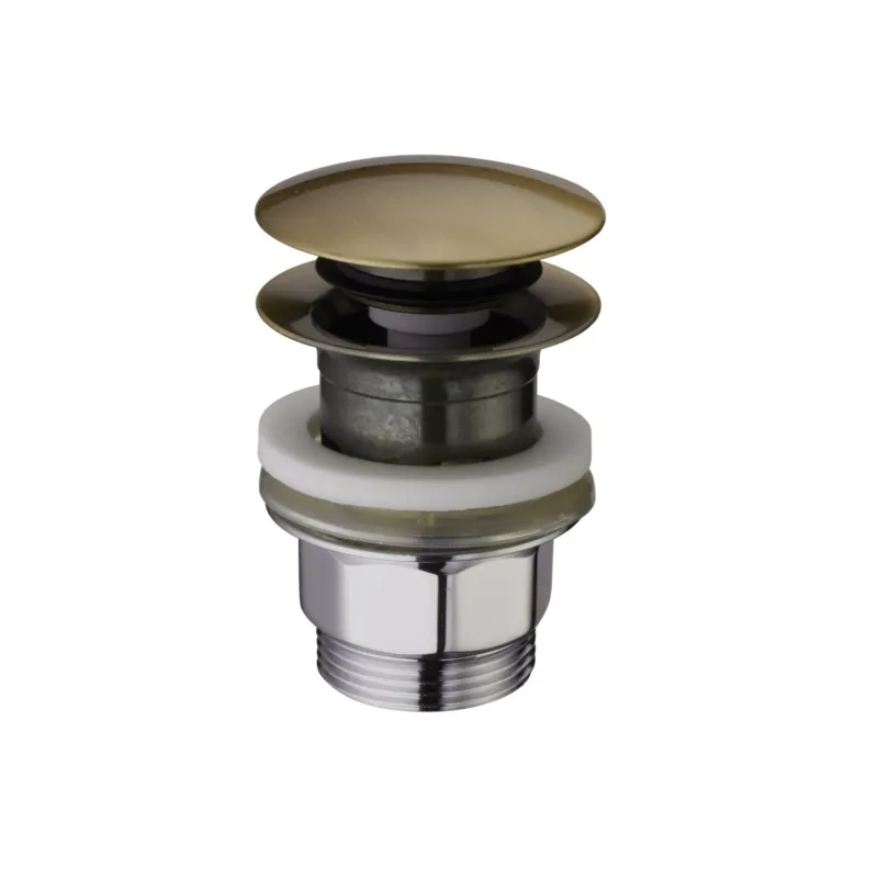 Clickwaste Salenzi Giro Gegalvaniseerd Geborsteld Messing Goud 66 mm Flitsaanbieding
