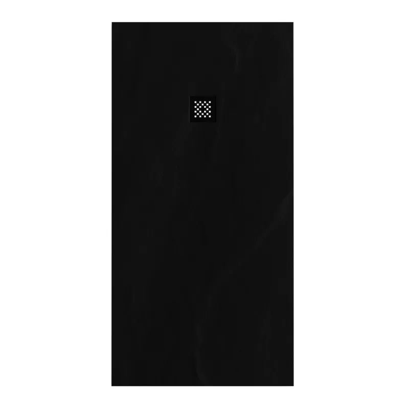 Douchebak Sanitop Just Creating Relievo Crag 90x180 cm Mat Zwart Nu Kopen