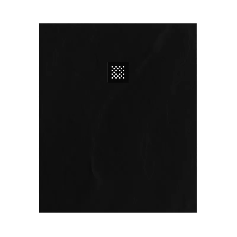 Hoge Kwaliteit Douchebak Sanitop Just Creating Relievo Crag 100x120 cm Mat Zwart