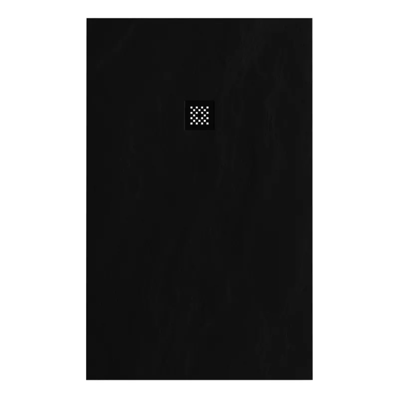 Bestseller Douchebak Sanitop Just Creating Relievo Crag 100x160 cm Mat Zwart