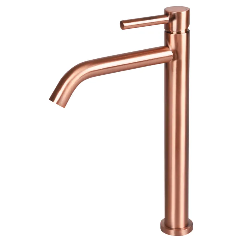 Wastafelmengkraan Differnz Hoog Gebogen 30.6 cm Koper Koop Vandaag