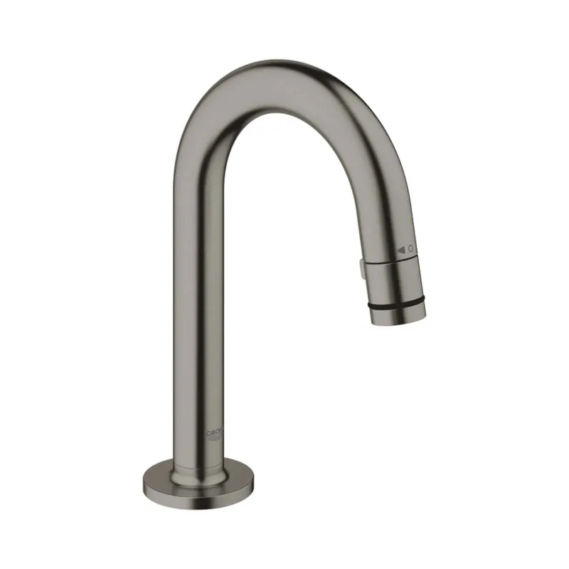 Lage Prijs Fonteinkraan Grohe Universal 1/2" Met C-Uitloop Hard Graphite Geborsteld