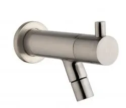 Wiesbaden Amador KIWA Toiletkraan muurbev.1/2‘‘geborsteld staal Exclusieve Aanbieding