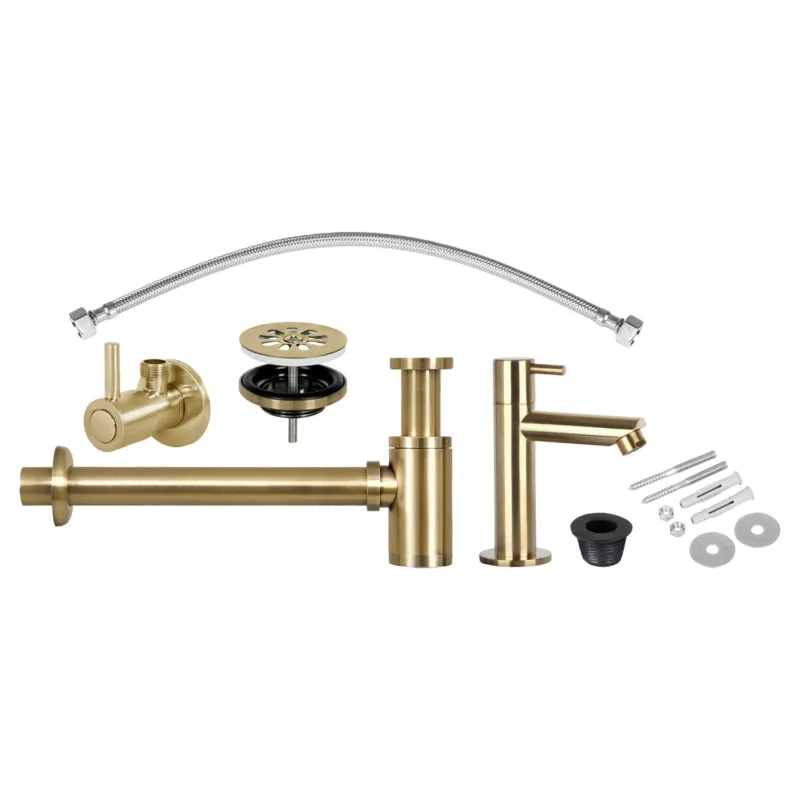 Bestseller Fonteinkraan Installatie Set Differnz Mix Mat Goud