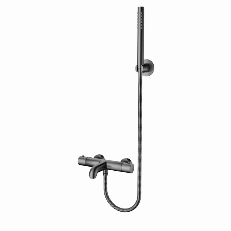 Bad/Douchekraan Aquasplash Colorato Opbouw Thermostatisch Gunmetal Merkproduct