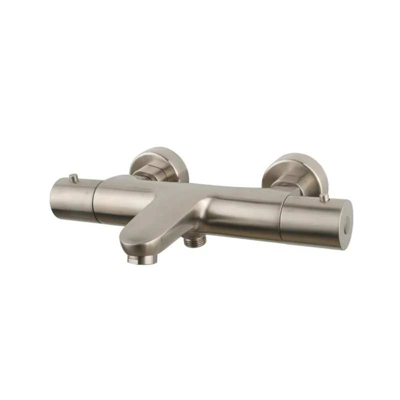 Badkraan Wiesbaden Caral Opbouw Thermostatisch Geborsteld Staal Superprijs