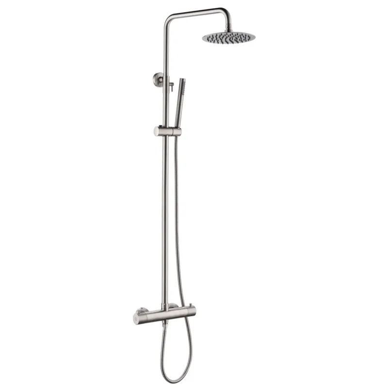 Gratis Retour Wiesbaden 304 RVS douche-opbouwset + therm. kraan
