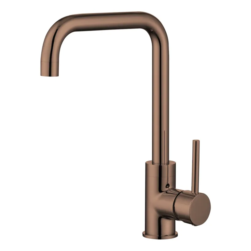 Keukenmengkraan Best Design Dijon Uitloop Gebogen 31.7 cm 1-hendel Brons Laatste Kans