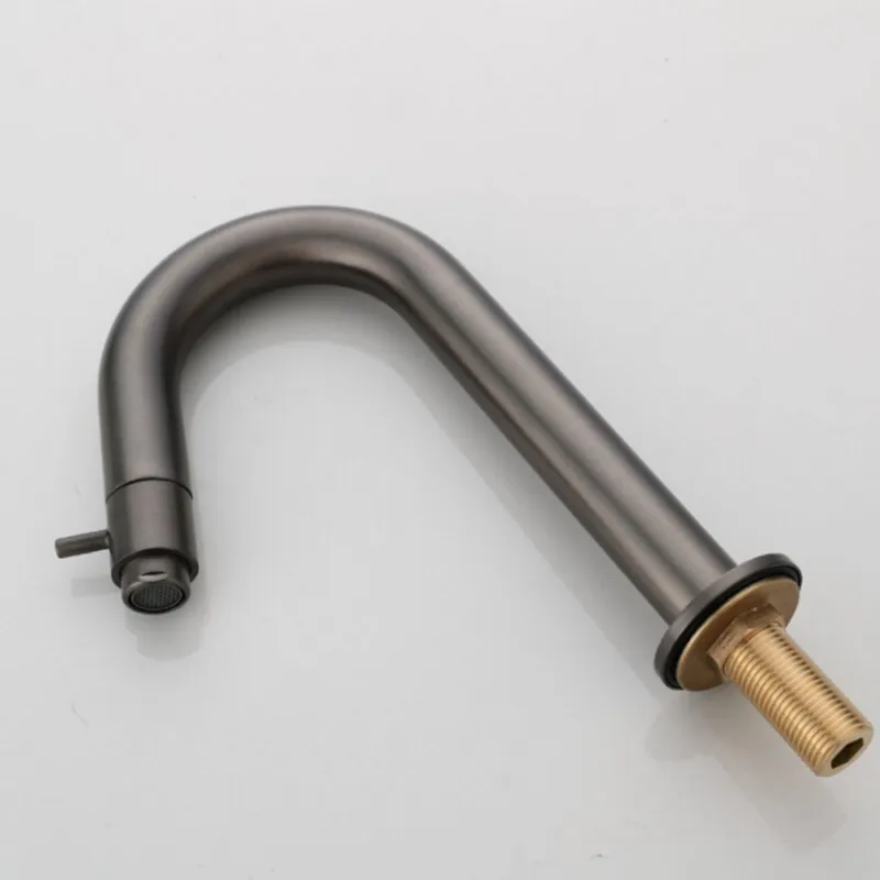 Direct Beschikbaar Fonteinkraan AquaSplash Iron Hoog Gebogen Gunmetal