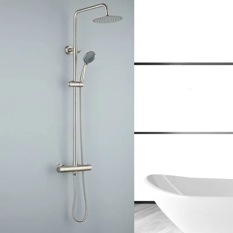 Regendouche BWS Exclusive 20cm met 3 Standen Handdouche 304 RVS Alleen Vandaag
