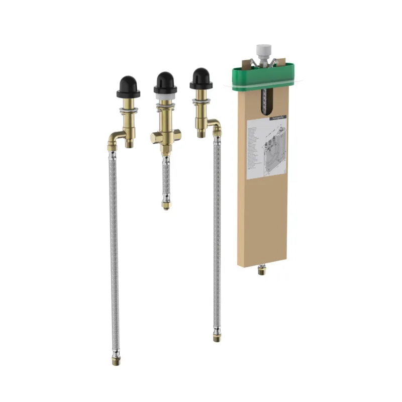 Flitsaanbieding Badrandmengkraan Inbouwdeel HansGrohe Vivenis 4-gats Met sBox