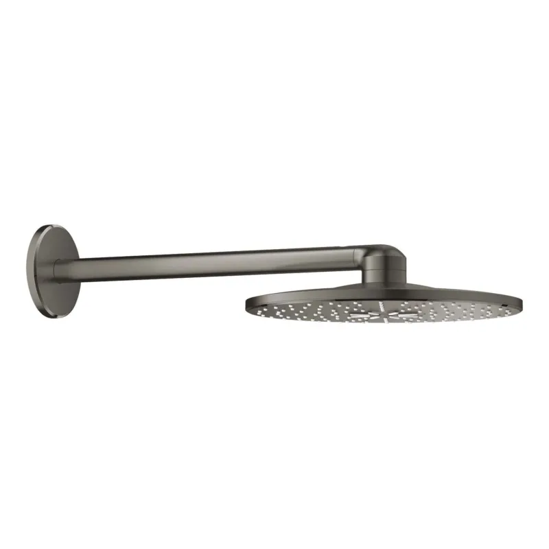 Regendoucheset Grohe Rainshower SmartActive 31 cm met Wandarm Hard Graphite Geborsteld Goedkoop