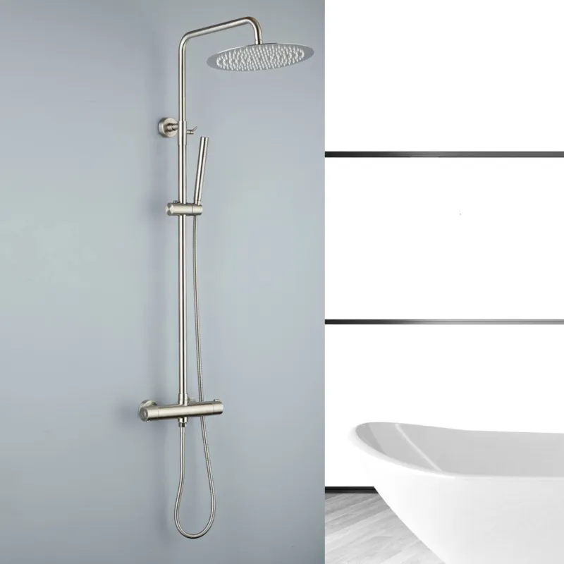 Snelle Levering Regendouche BWS Exclusive 30cm met Staafhanddouche 304 RVS
