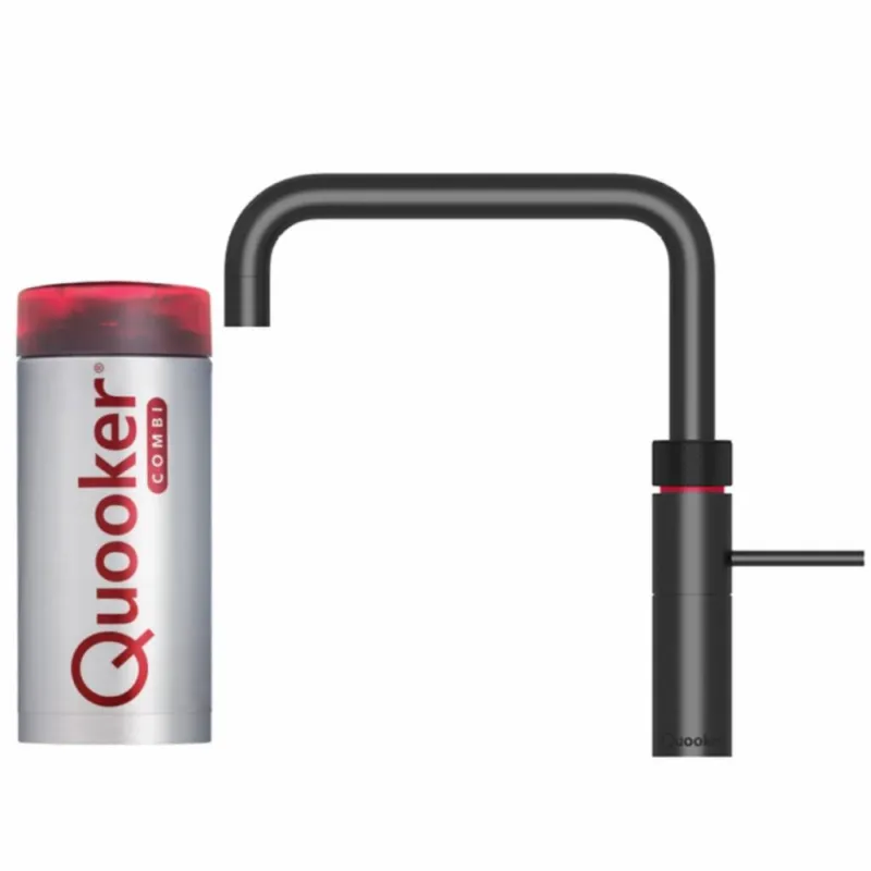Fabrieksprijs Fusion Square Mat Zwart Met Combi Boiler +