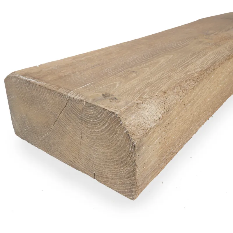 eiken - oude balk Oude eiken balk - 90x140 mm - whitewash - balk voor binnen / beschut buiten - verouderd eikenhout AD 20-25% - Oude eiken balk - 90x140 mm - whitewash: 350 cm Op = Op