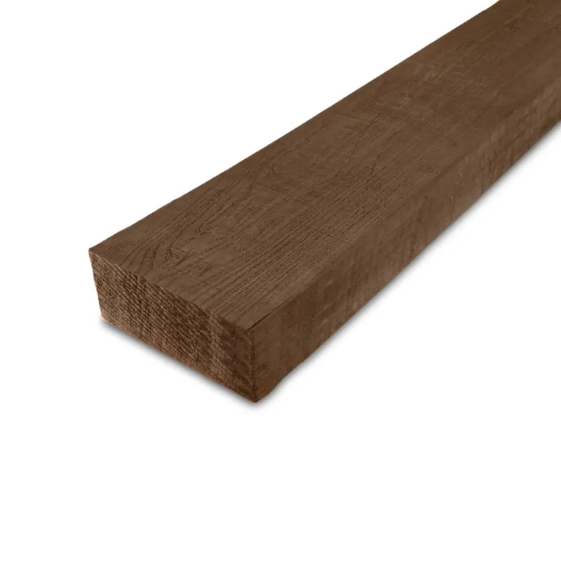 thermo - balk Thermo essen balk - 46x155 mm - fijnbezaagd / ruw - balk voor buiten - thermisch gemodificeerd essen hout KD 8-12% - Thermo essen balk - 46x155 mm - ruw: 280 cm Premium
