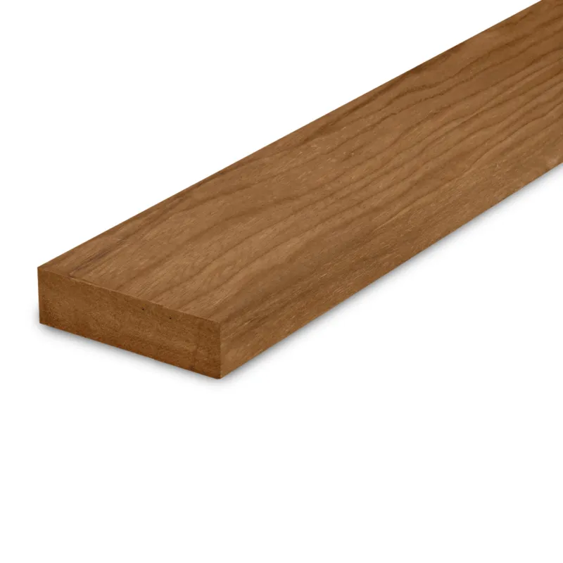 Voordeelprijs thermo - balk Thermo fraké balk - 43x180 mm - geschaafd - balk voor buiten - thermisch gemodificeerd frake hout KD 8-12% - Thermo fraké balk - 43x180 mm - geschaafd: 425 cm
